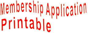 Membership Application Printable